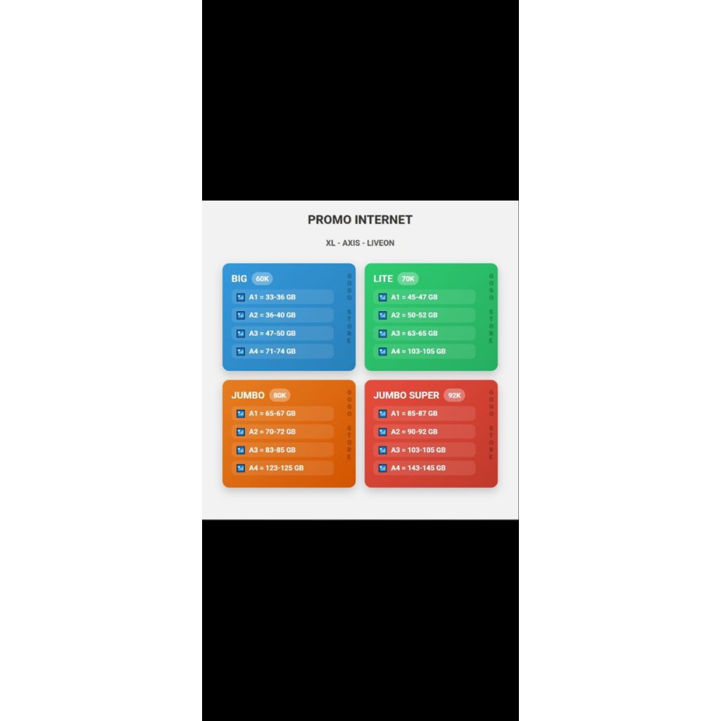 [PROMO PAKET DATA XL AXIS] KUOTA XL AXIS ~ FULL KUOTA UTAMA 24 JAM
