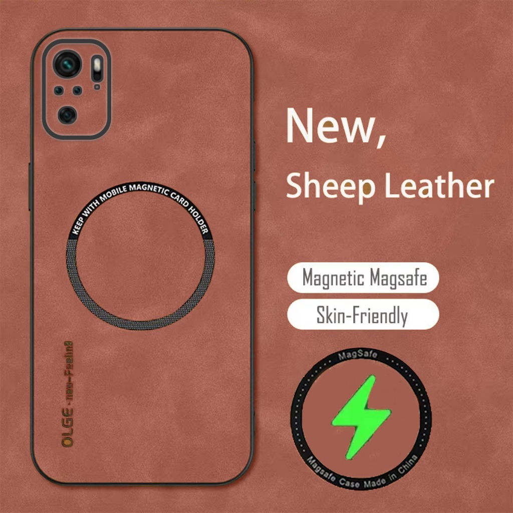 Soft case Magnetic REDMI NOTE 10S / NOTE 10 4G Casing Magsafe Luxury