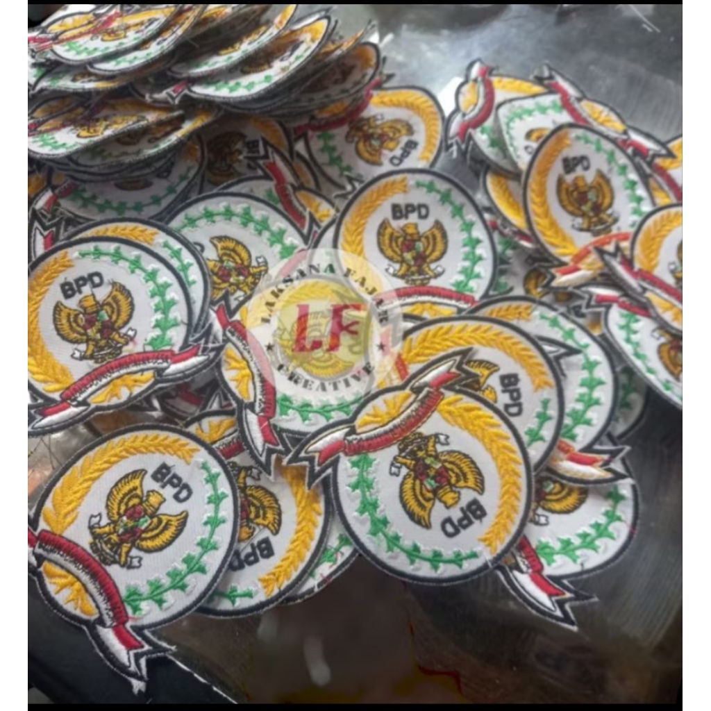 logo bordir BPD atribut