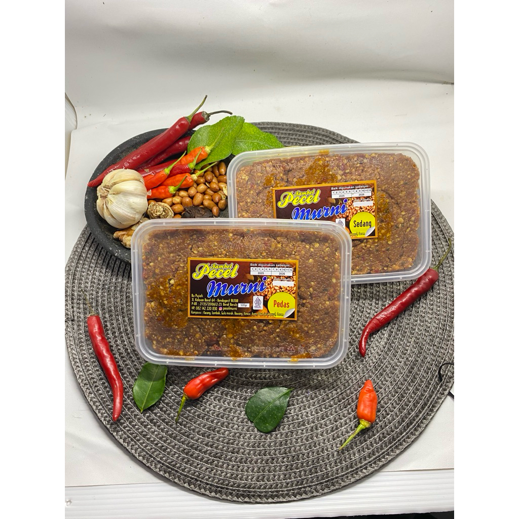 Sambel Pecel Khas Blitar | Bumbu Pecel 1 kg | Bumbu Pecel Asli Blitar by Pecel Murni Bu Pujiati
