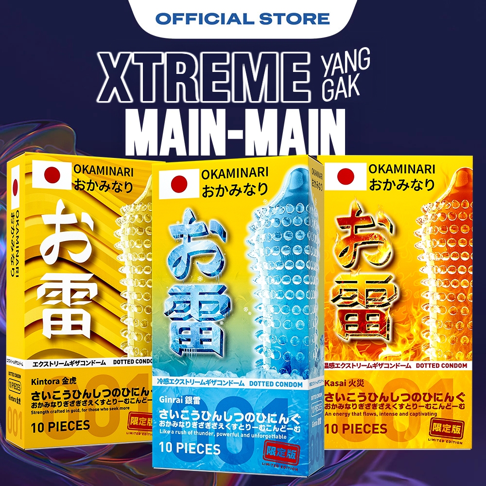 Kondom 001 Gerigi Xtreme Tipis Berduri Okaminari