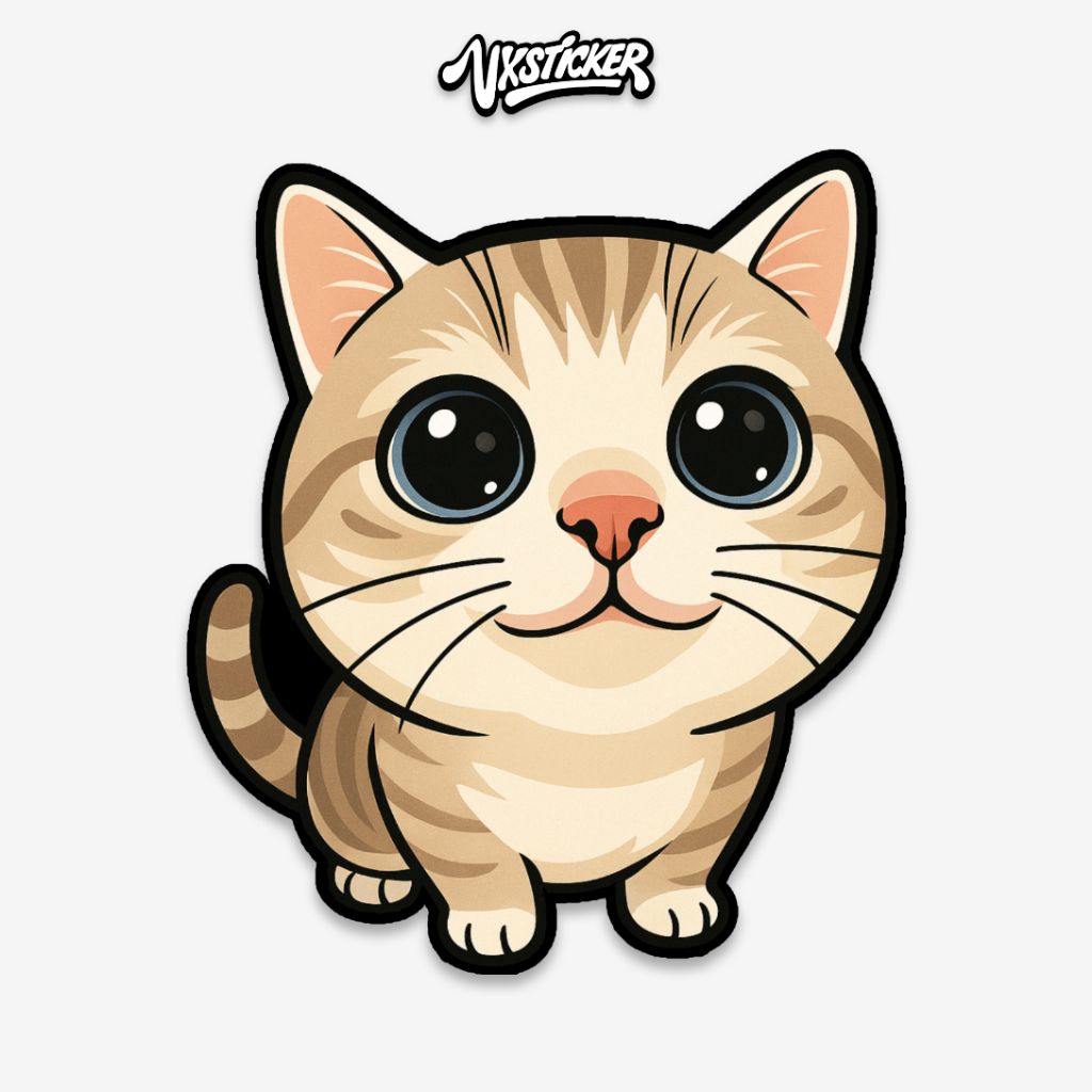 

Stiker/Sticker kucing lucu #47 VXSTICKER