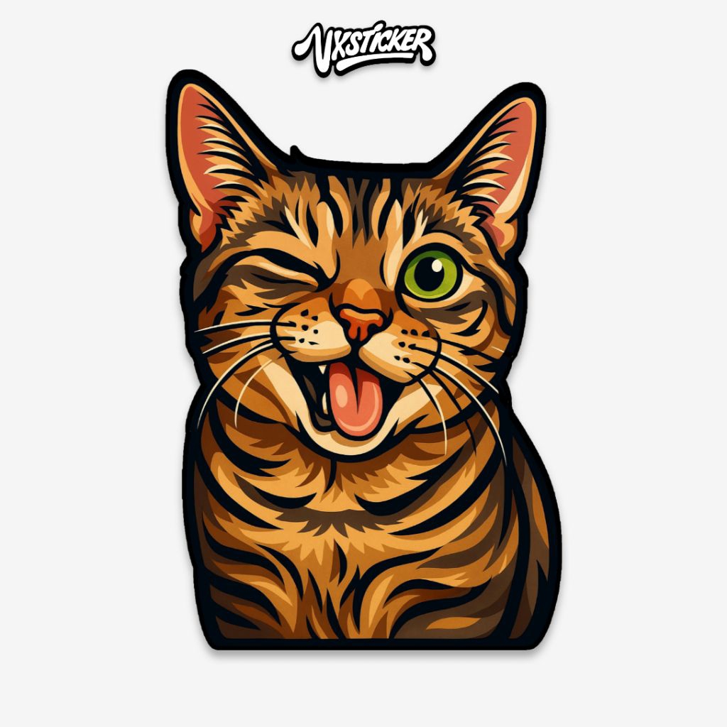 

Stiker/Sticker kucing lucu #57 VXSTICKER