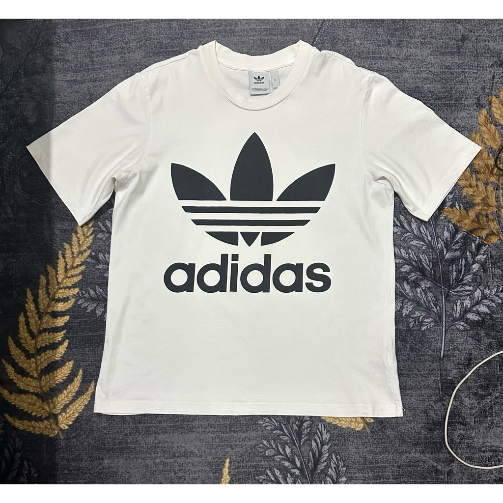 Kaos adidas trefoil Putih