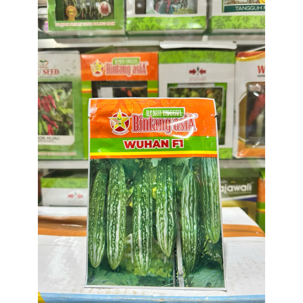 BENIH BIBIT PARIA WUHAN F1 10 Gram Bintang Asia - PARE WUHAN 10gram