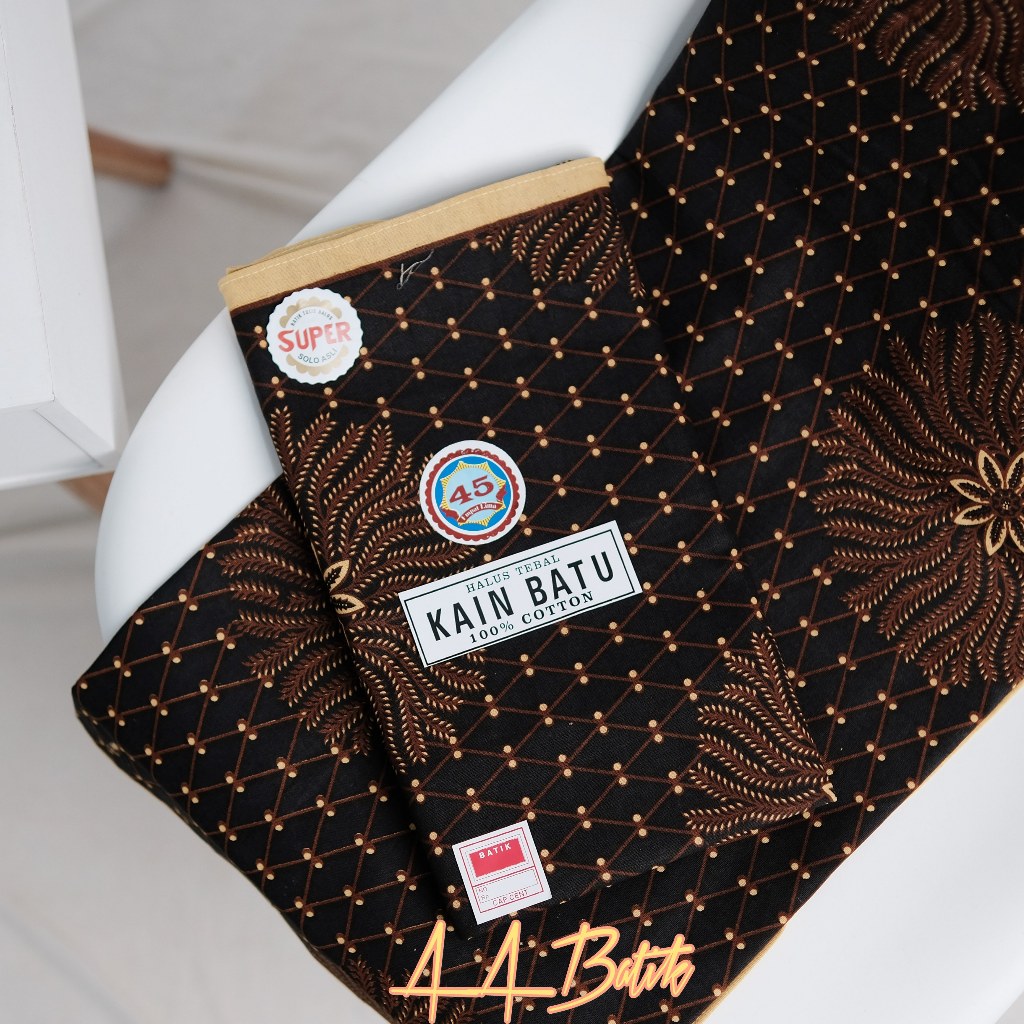 Kain Batik Modern Jarik Kebat Samping Panjang Bahan Katun 100% Tebal Halus & Tidak Luntur Merk 45