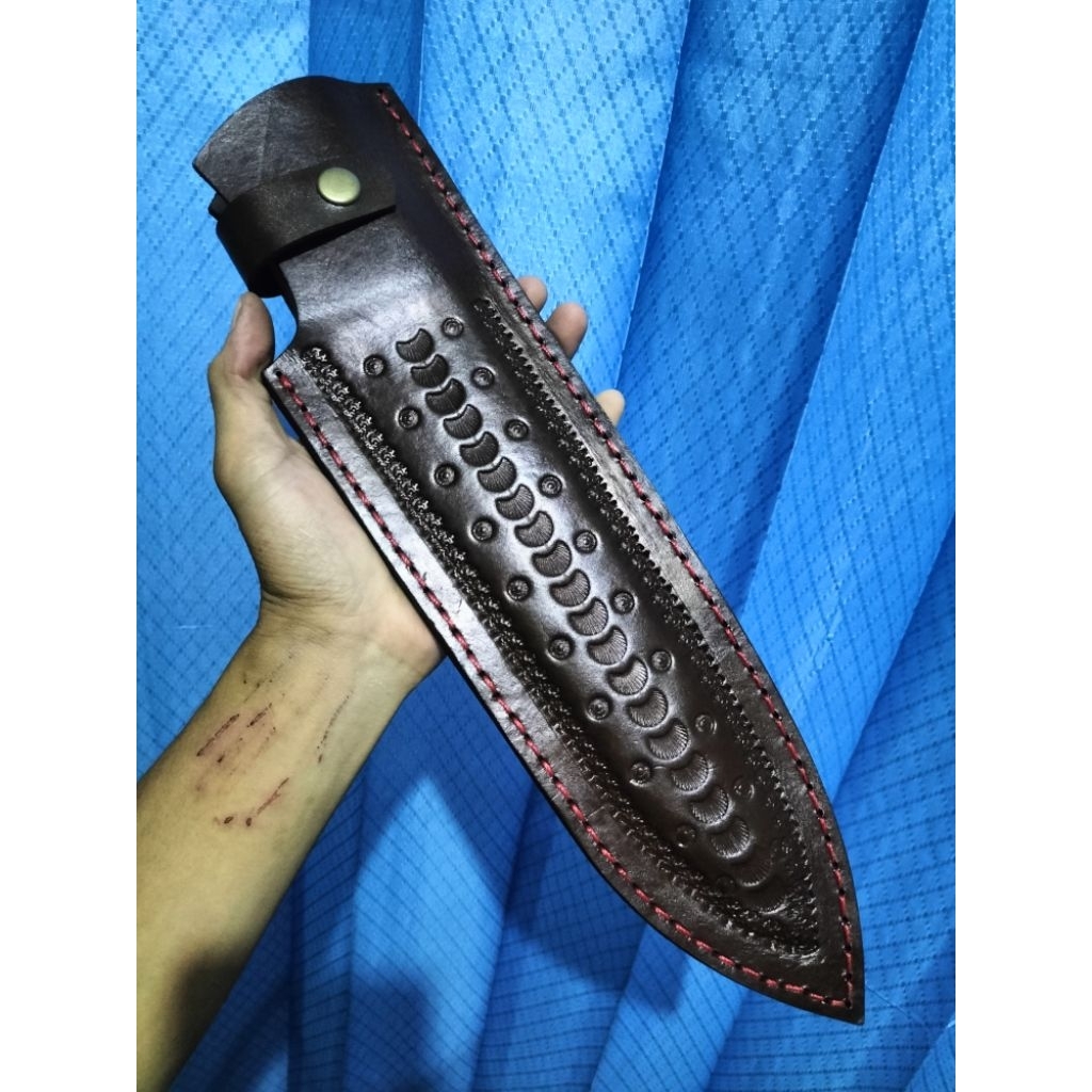 Sarung Pisau Kulit Sapi Straight 8 inch/20 cm