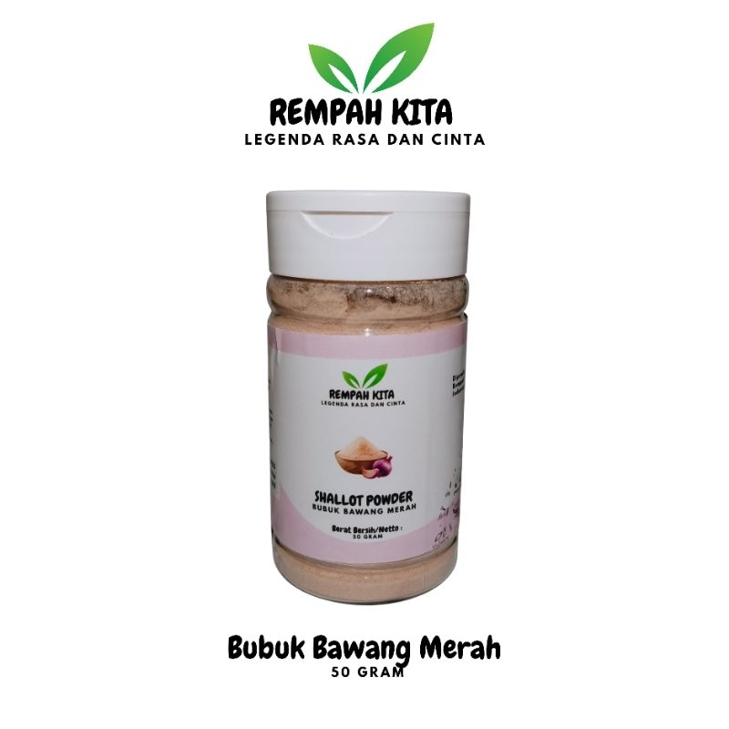 

REMPAH KITA - Bubuk Bawang Merah / Shallot Powder - Kemasan Botol 50 Gram