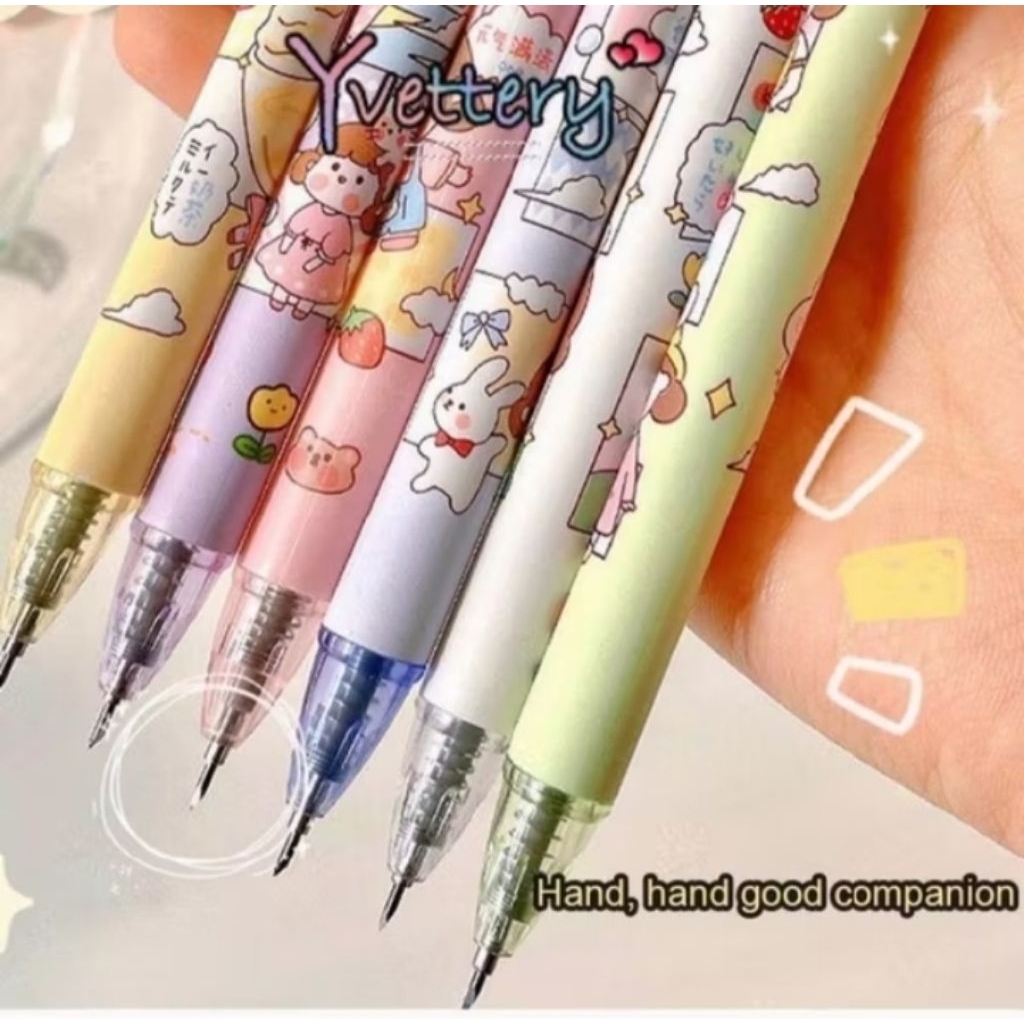 Cutter Pen Stiker / Pisau Pemotong Pulpen Retractable Handmade Portable Desain