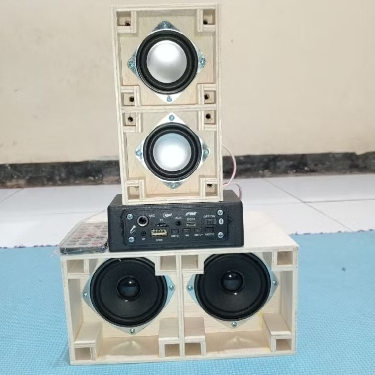 Paket Miniatur Sound System Bluetooth Dan Karaoke