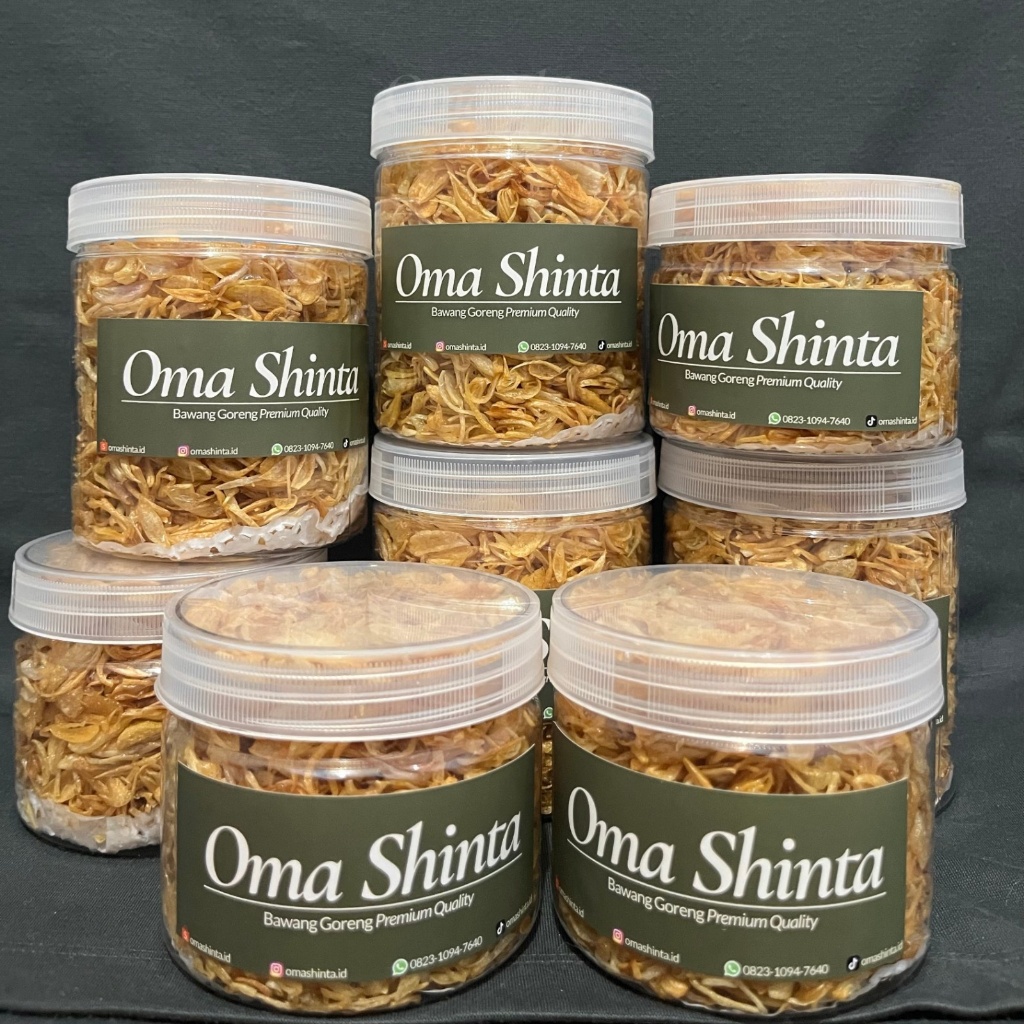 

Oma Shinta - Bawang Goreng Premium Renyah Gurih Tanpa Tepung Tanpa Pengawet Tahan Lama Kriuk Crispy