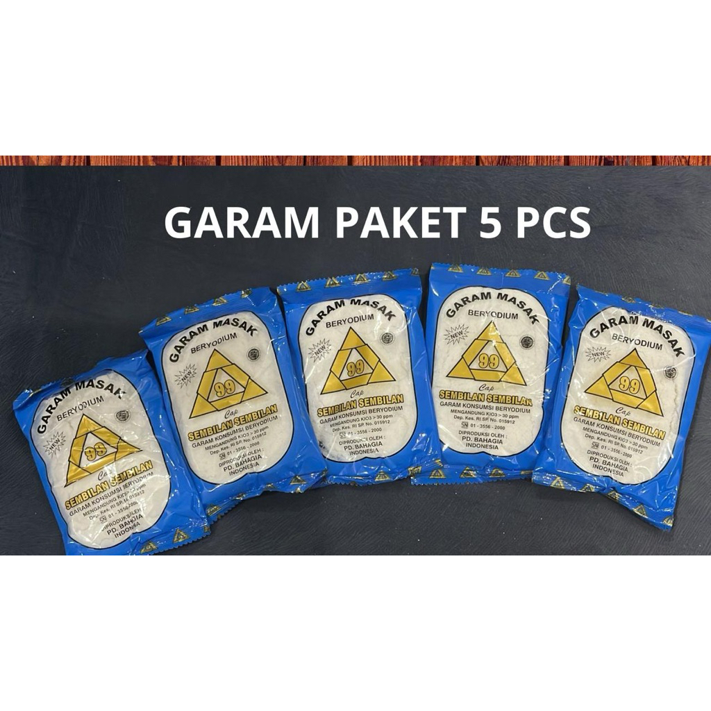 

Garam Masak Dapur Beryodium Paket 5 Pcs
