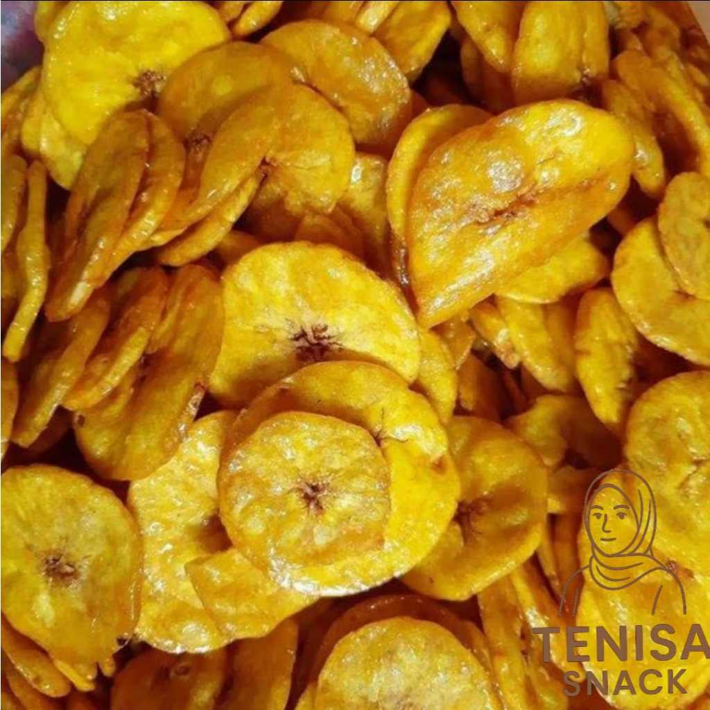 

1kg real pick//Keripik pisang manis gula caramel