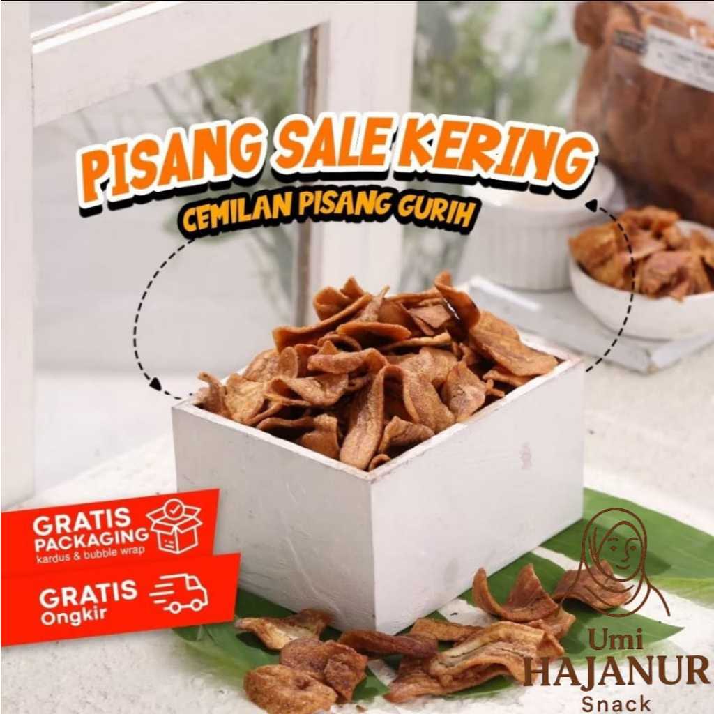 

Keripik / Kripik Pisang Sale Oven Madu Isi 1000gram Termurah