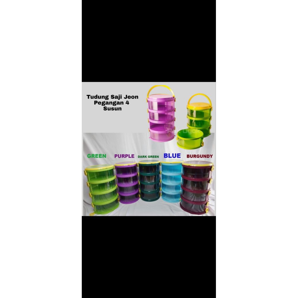 Tudung Saji 4 Susun Warna Ada Pegangan Merk Jeon