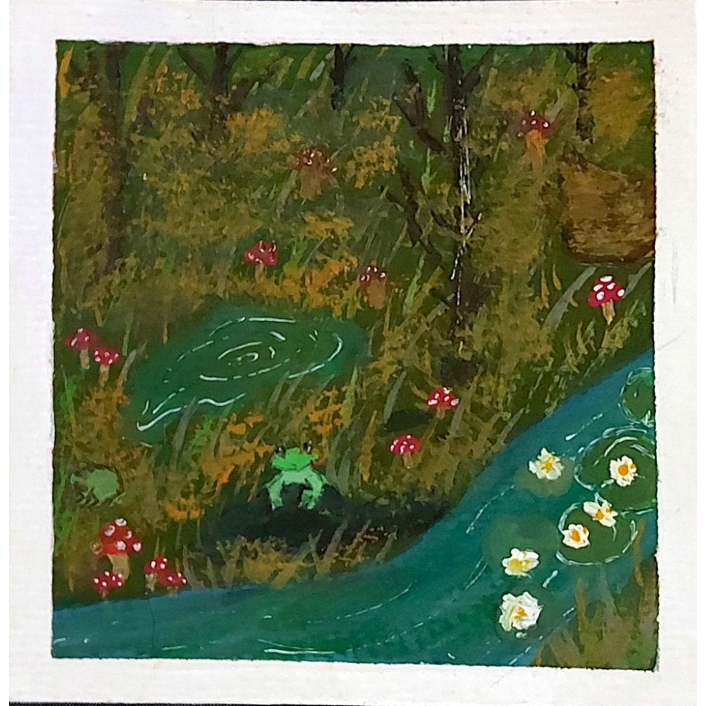 

Watercolor Paper Aesthetic - Lukisan Tangan ASLI (BUKAN PRINTING)