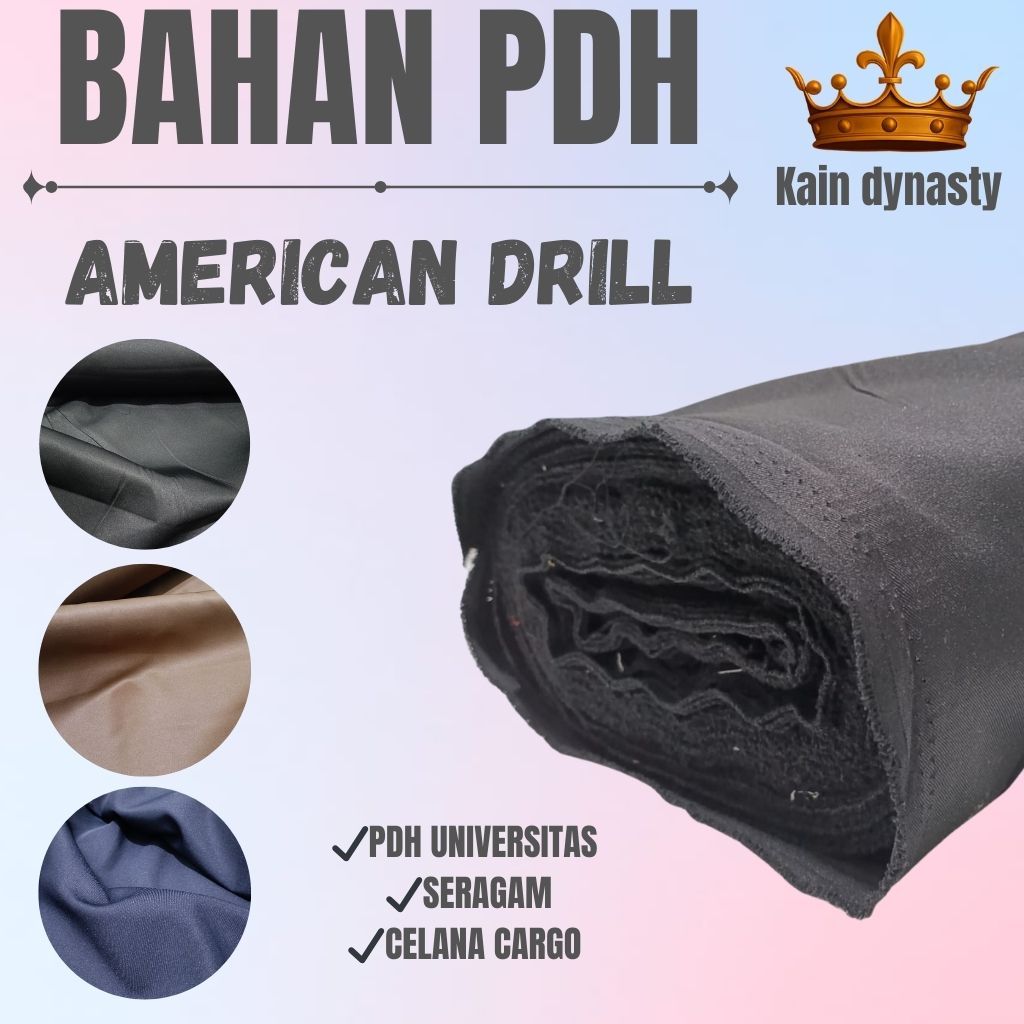 Kain American drill / / American Drill Grosir Dan Ecer Meteran