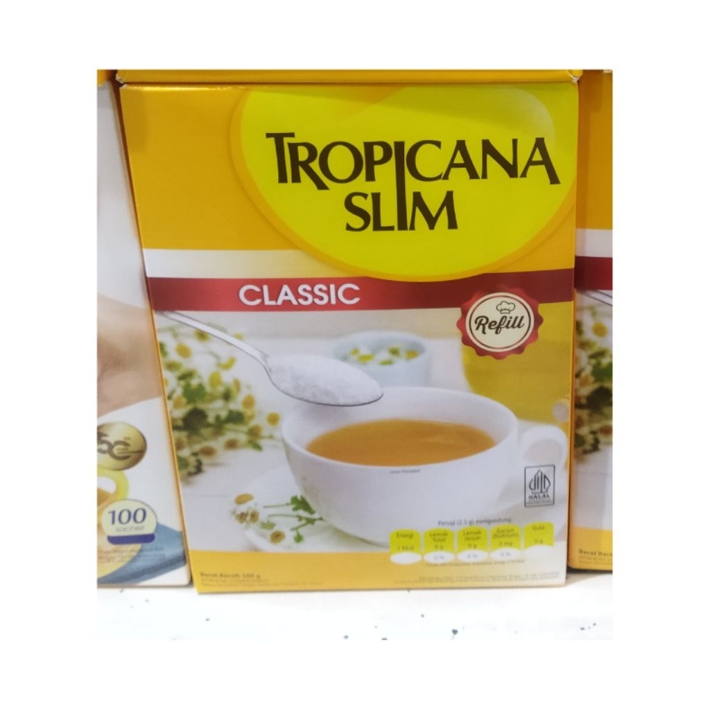 

TROPICANA SLIM SWEETENER CLASSIC REFFIL 500GR