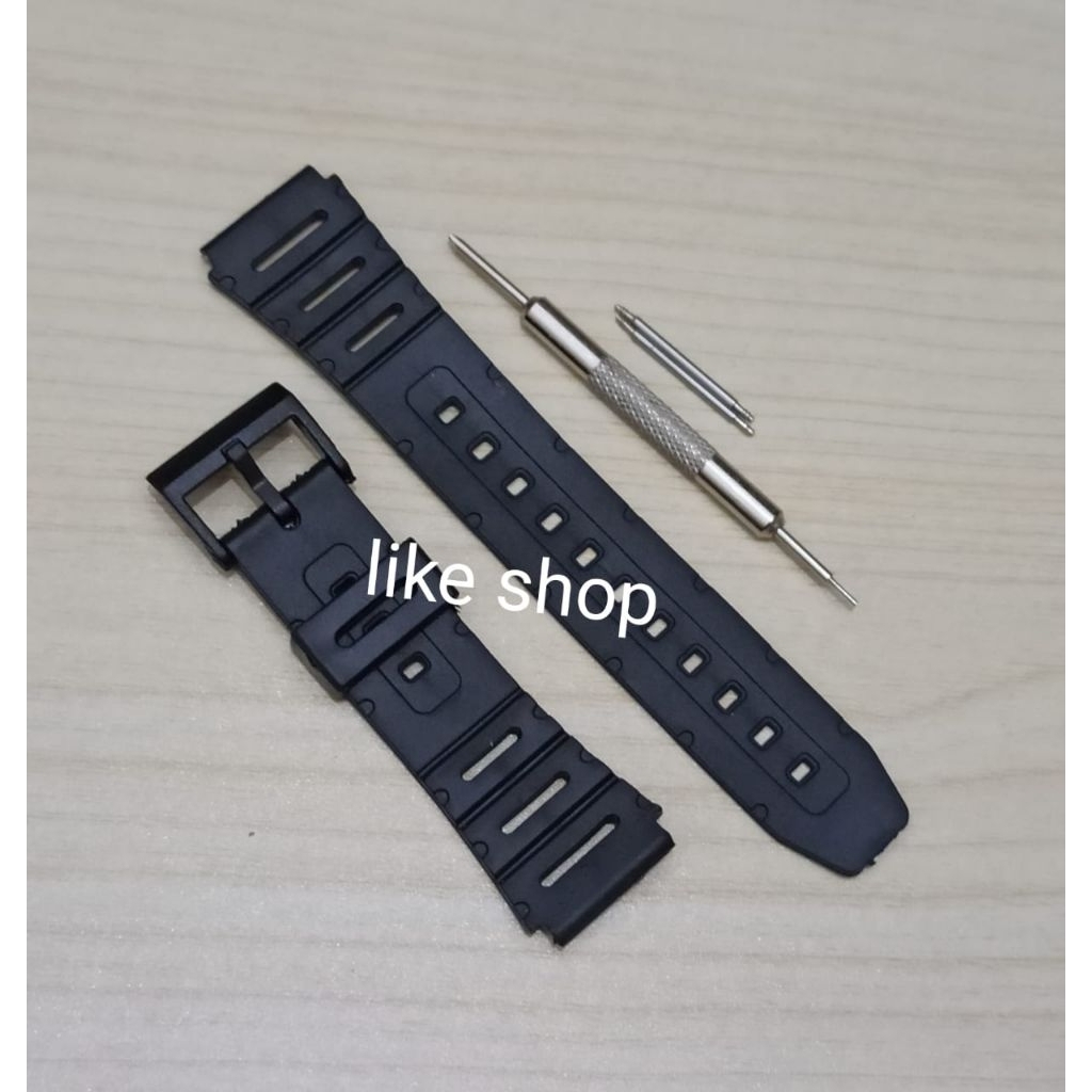 TALI JAM TANGAN CASIO CA 53 CA53 CA-53W-1Z DATA BANK KALKULATOR HITAM