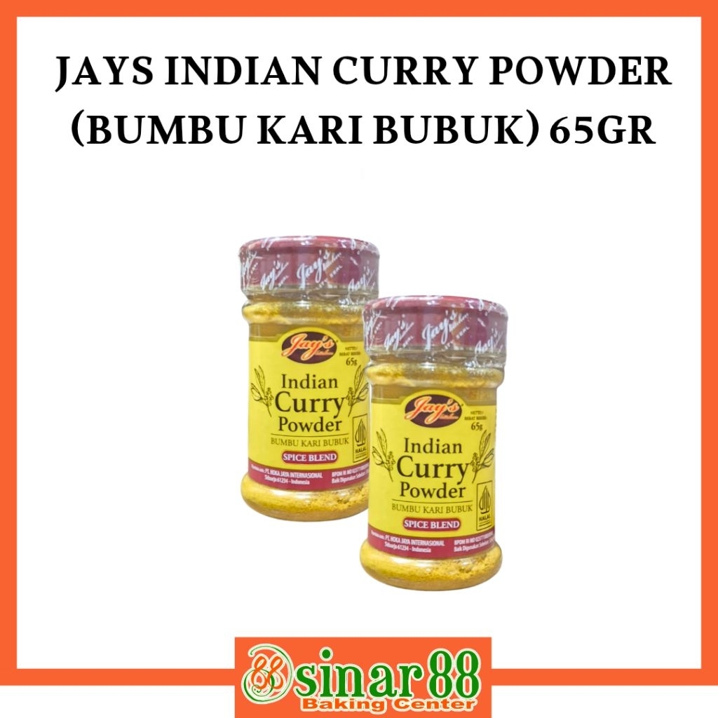 

JAY'S INDIAN CURRY POWDER (BUMBU KARI BUBUK) 65GR