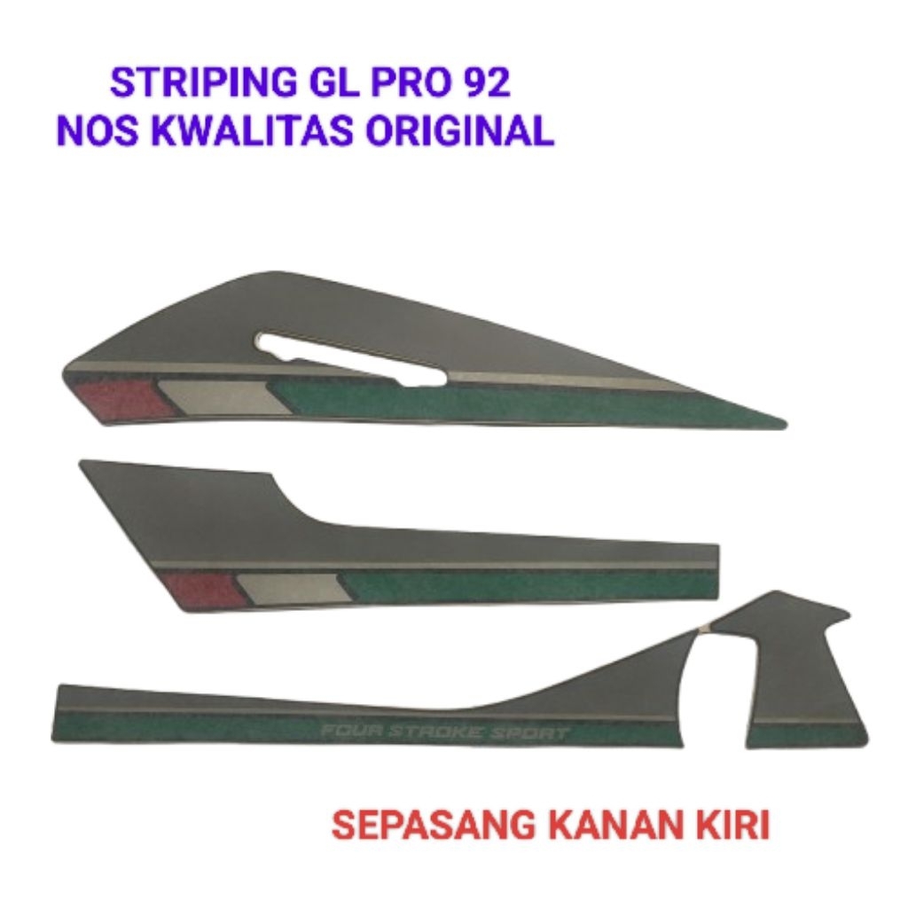 DI JAMIN KWALITAS ORI ORIGINAL STRIPING STIKER STICKER GL PRO 92