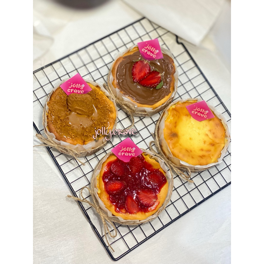 

(PO 1 Hari) Personal Basque Burnt Cheesecake All Variant (Premium Full Anchor)