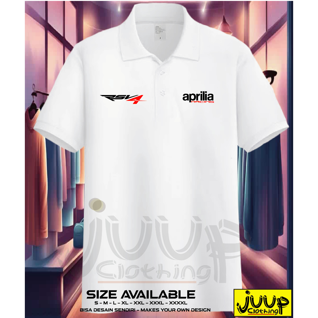 KAOS KERAH KAOS POLO APRILIA RSV