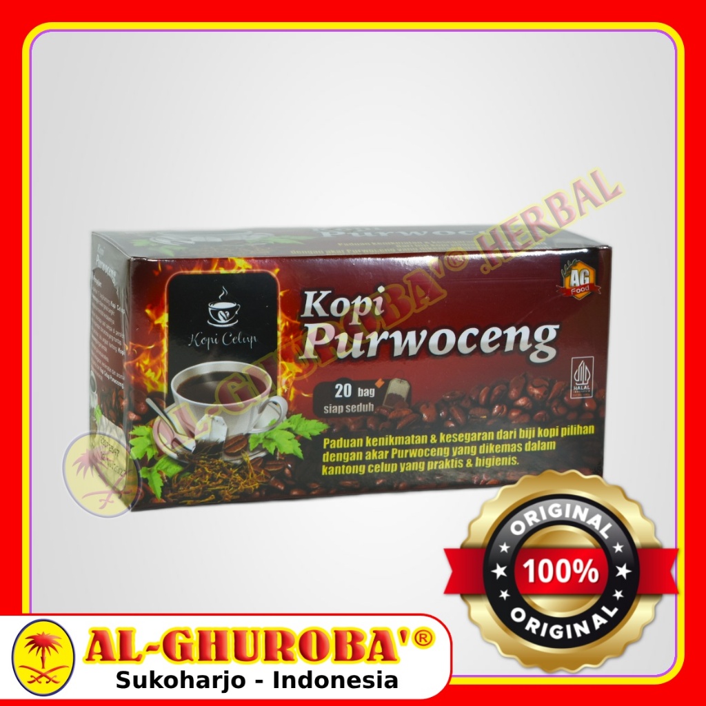 

Kopi Purwoceng Celup Al Ghuroba isi 20 bag ORIGINAL I Kopi Stamina