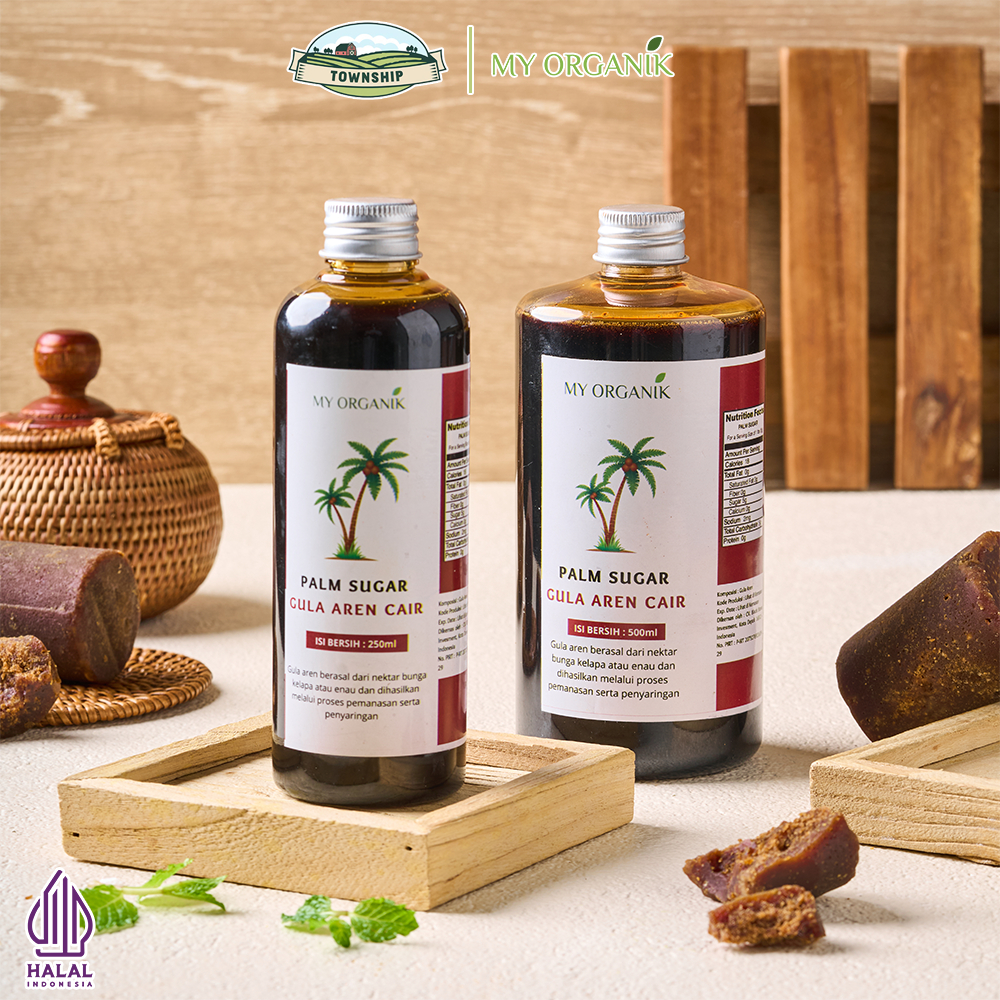 

My Organik Gula Aren Cair Murni Premium High Quality Pure Liquid Palm Sugar 250 ml 500 ml