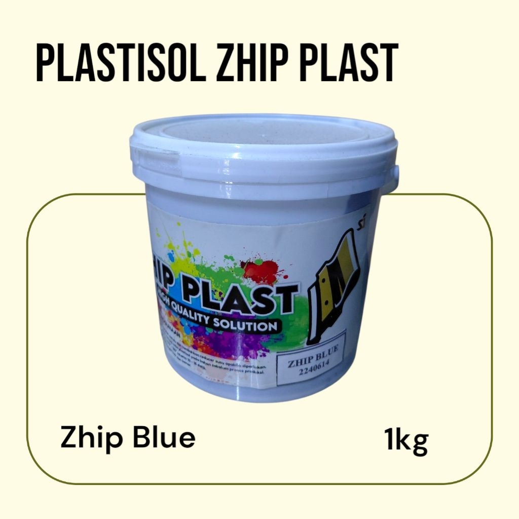 

Plastisol Zhipplast Blue Sablon Kaos