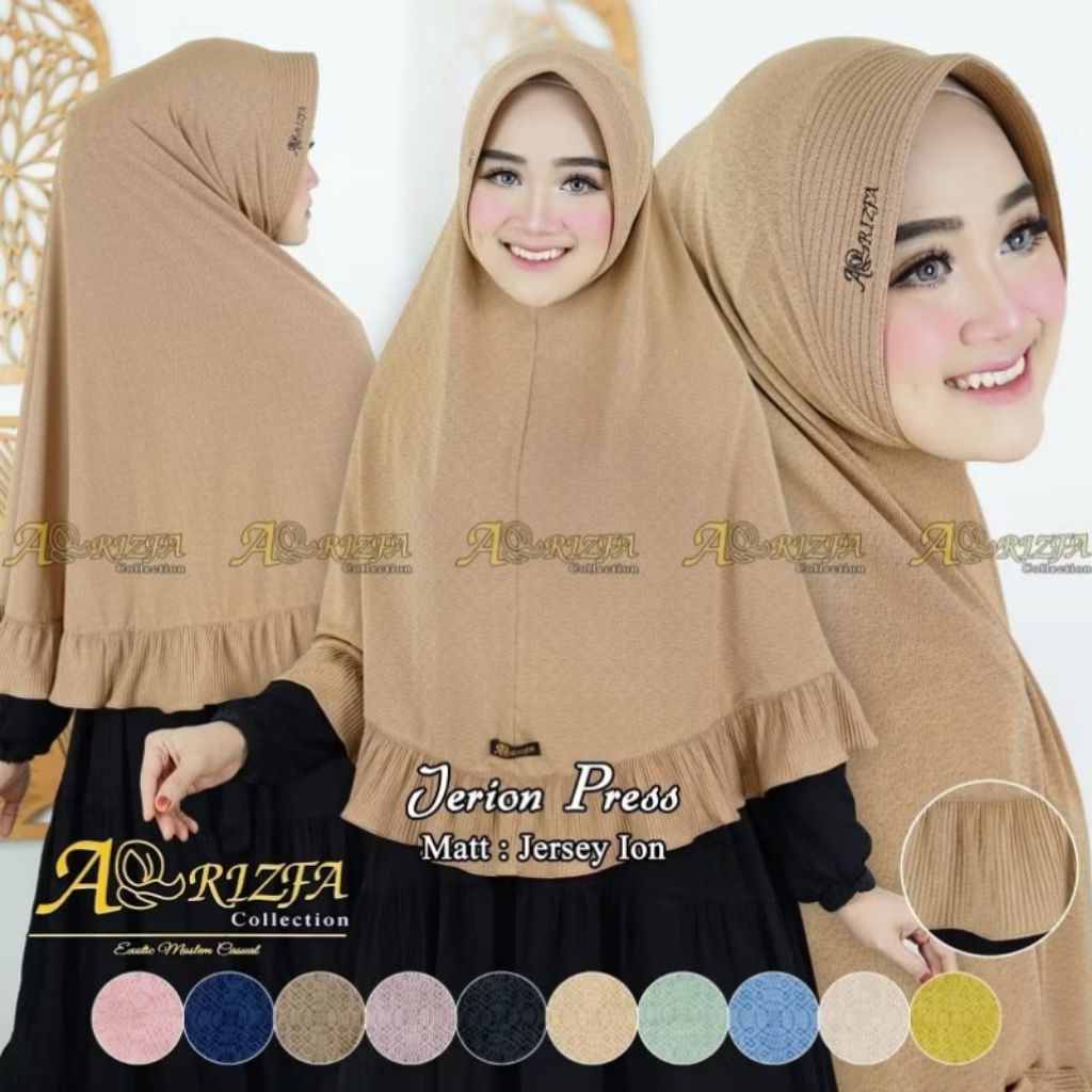 Toko Jilbab Dinara - Jilbab Jumbo Arrizfa / Khimar Instan Jumbo/Kerudung Jumbo Press Ori Arrizfa