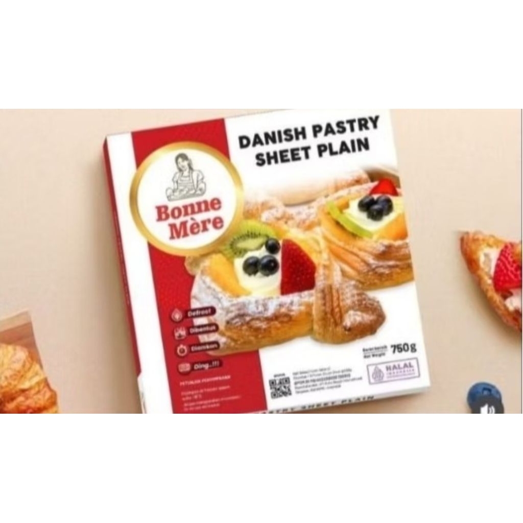 

BonneMere Danish Pastry Sheet Plain