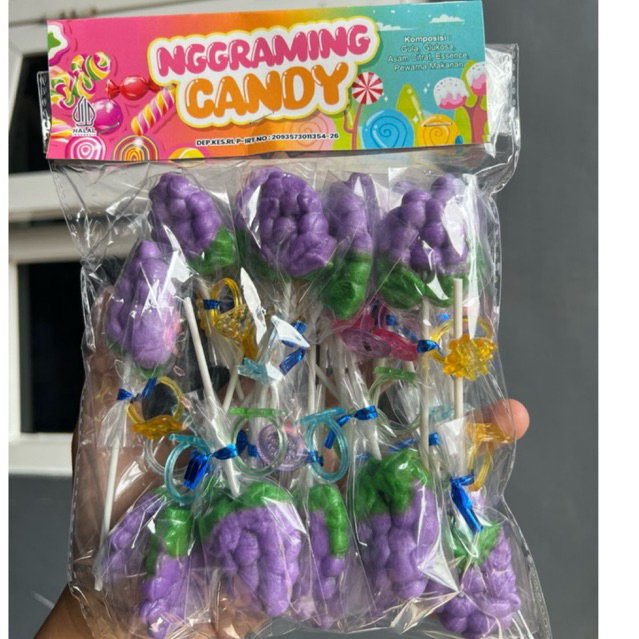 

permen lolipop ANGGUR isi 20 pcs TERMURAH Grosir