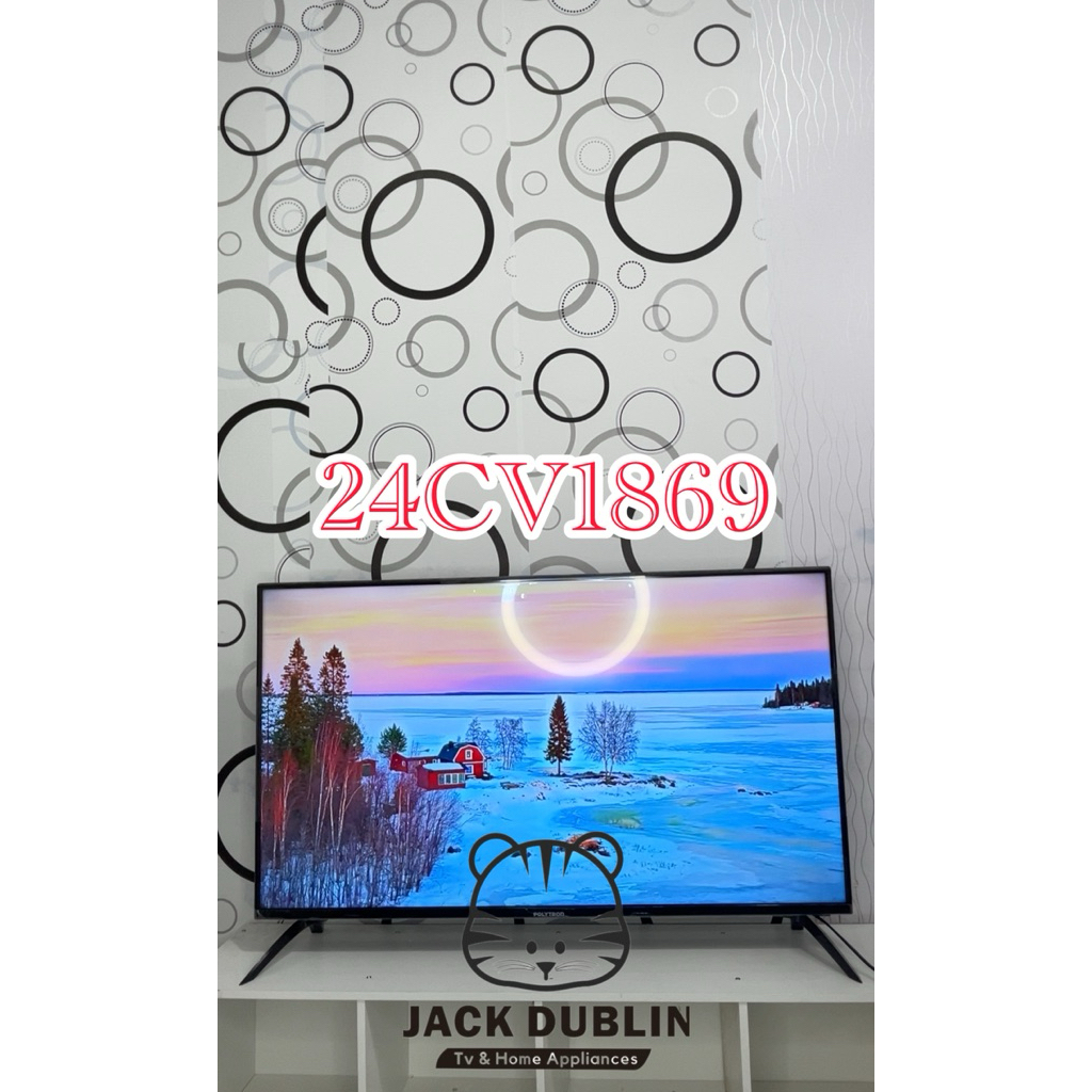 TV LED POLYTRON 24 inch smart tv PLD 24CV1869 24CV 1869 SMART TV digital tv garansi resmi 5 tahun