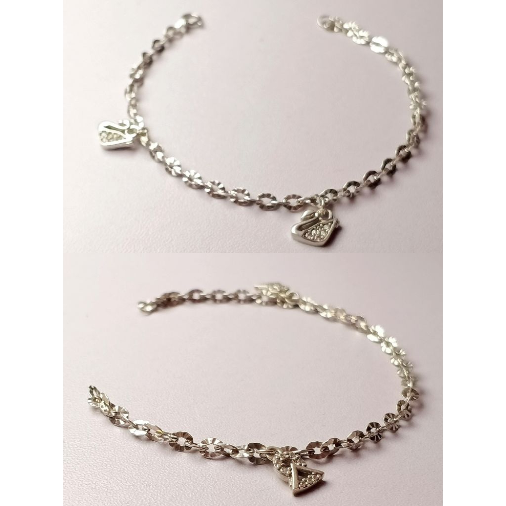 Gelang Perak Wanita Terbaru/Gelang Rantai Perak/Gelang Rantai Medan Ukir/Gelang Wanita Dewasa/Perak 