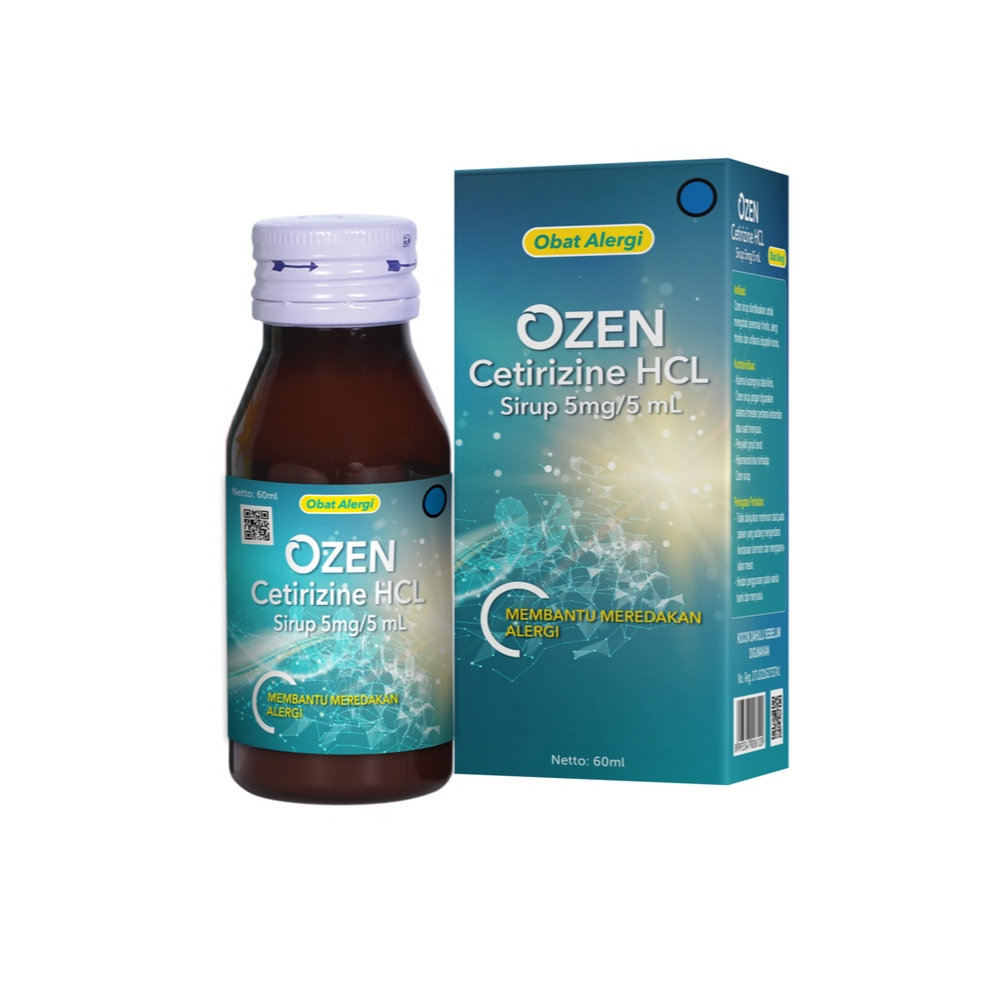 Ozen Sirup 60 ml - Cetirizine Obat Alergi [Tembalang]