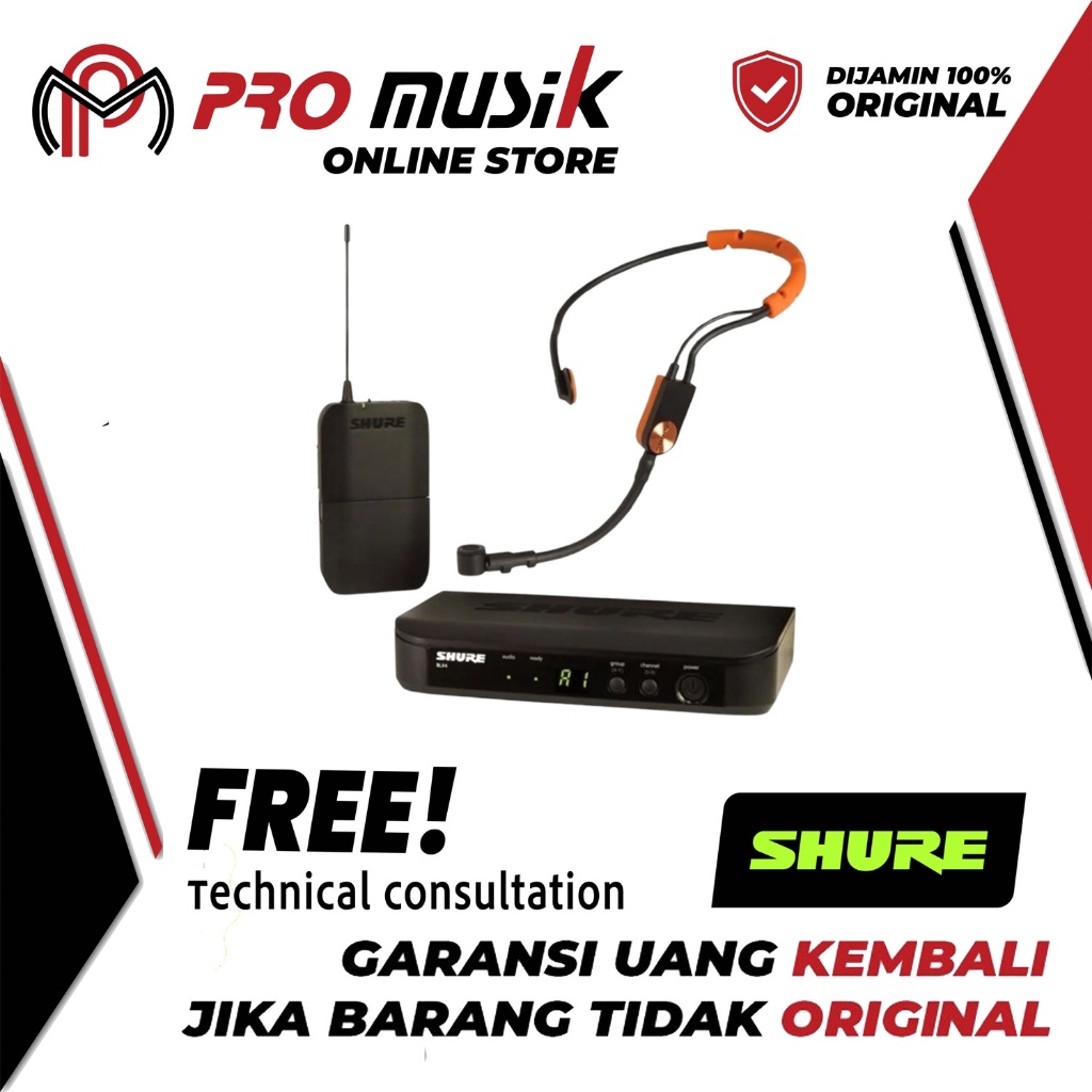 SHURE BLX 14 SM 31 MIC WIRELES HEADSET SHURE BLX14 SM31 ORIGINAL 100%