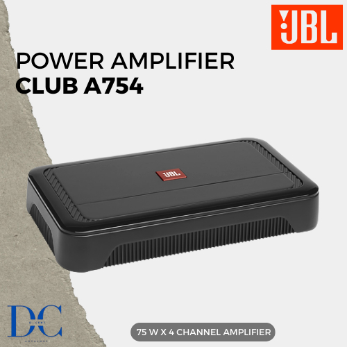 Power Amplifier Mobil - Power Amplifier Club A754 - 4 Channel Amplifier - Amplifier Audio Mobil - 10