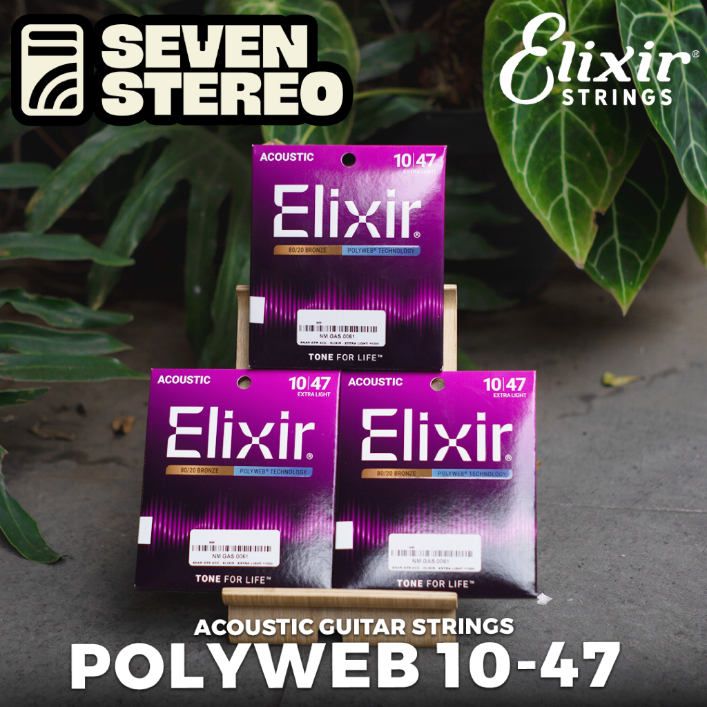 Elixir 11000 Polyweb 10-47 Guitar Acoustic String - Senar Elixir ORI