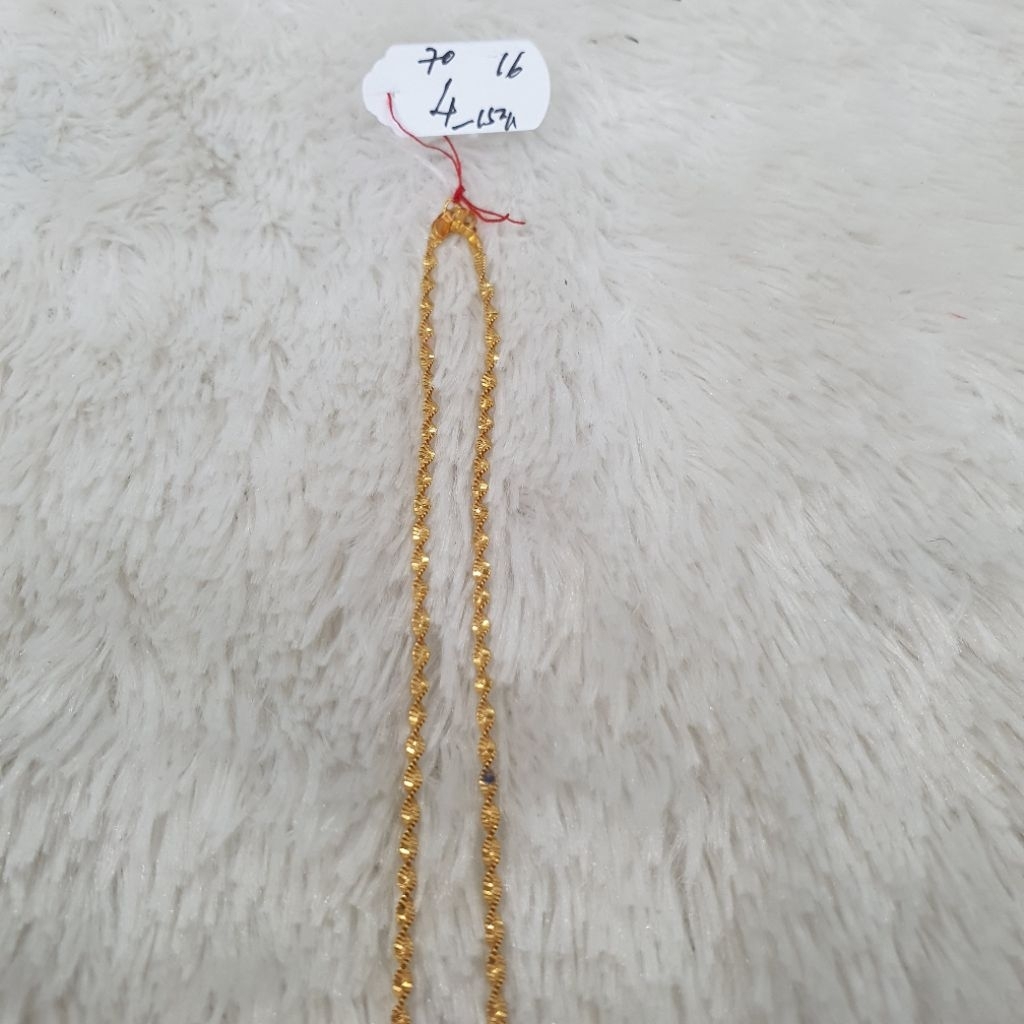 kalung rantai emas kadar 916% berat 4gram