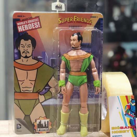 DC COMICS VINTAGE FIGURE SUPERFRIENDS SERIES SAMURAI ACTION FIGURES