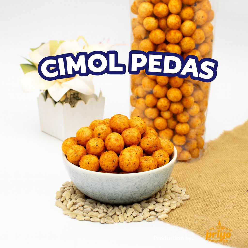 Cimol Pedas Crispy – Snack Renyah Gurih Khas Magelang | Priyo Snack Borobudur