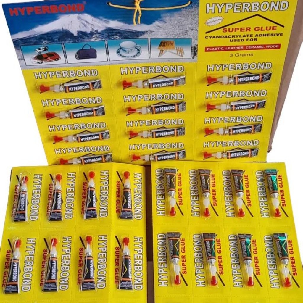 

Lem Super Glue Hyperbond isi 12s