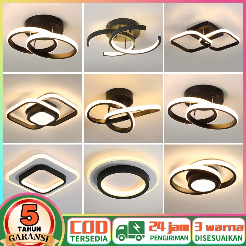 [COD]lampu plafon minimalis 3 warna lampu plafon ruang tamu lampu plafon led lampu plafon kotak