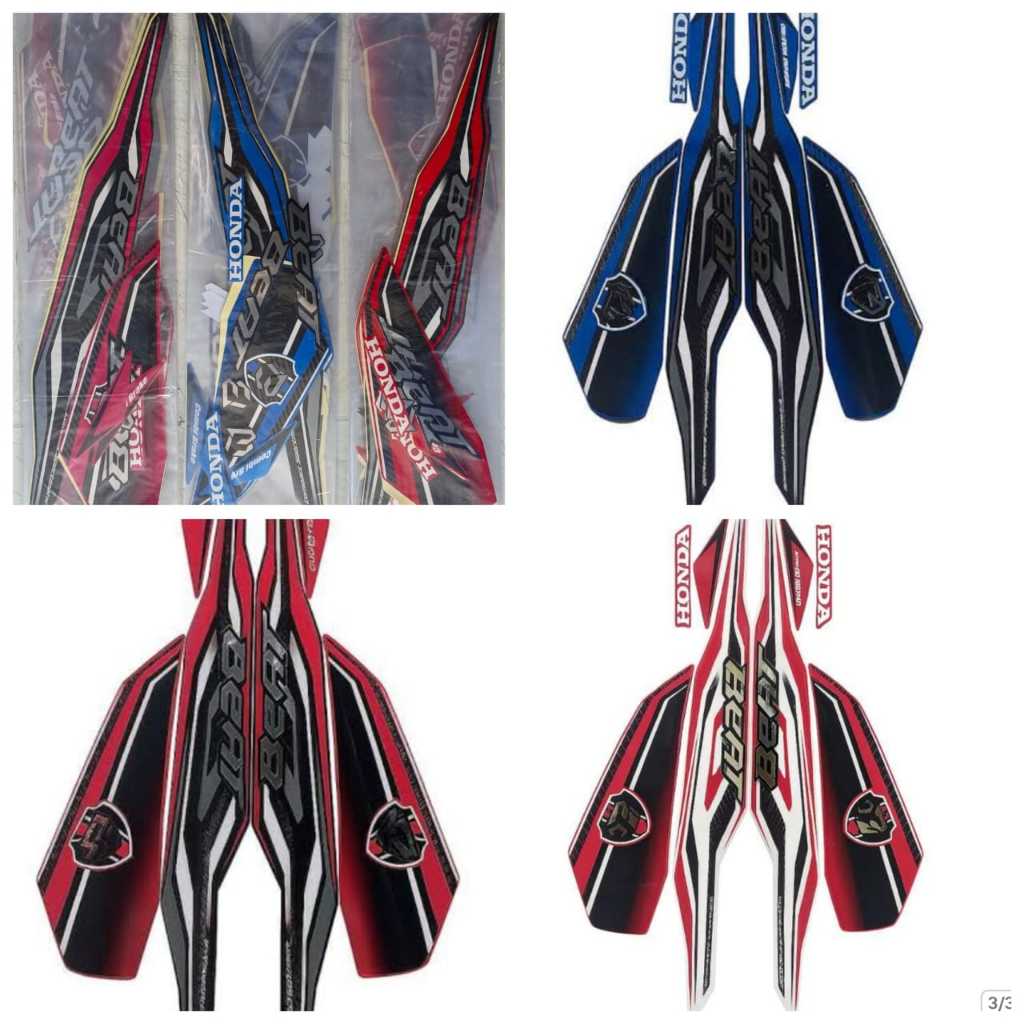 Stiker Striping Honda Beat ISS 2019 - List Stiker Standar Beat ISS 2019 - Beat ISS 2019