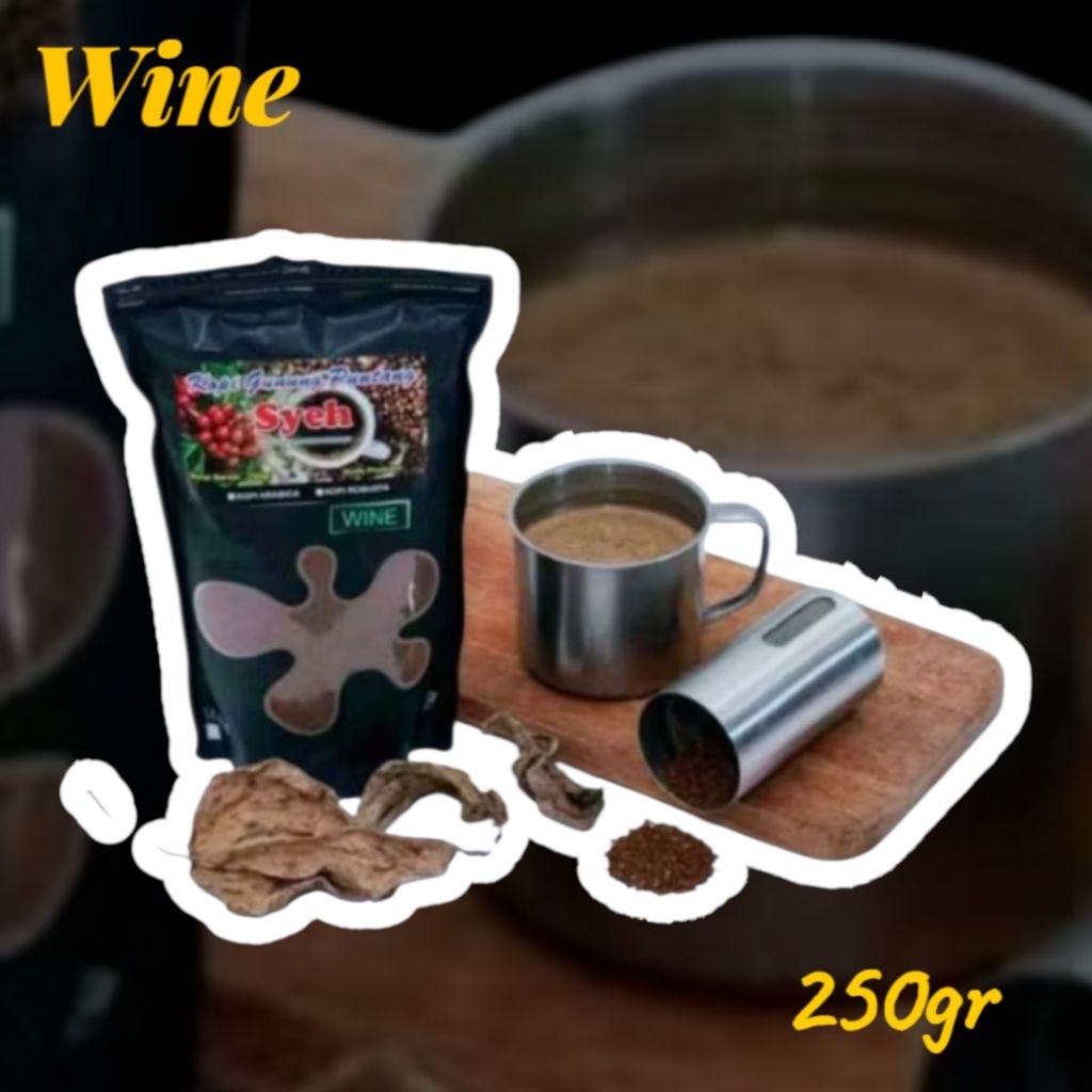 

KOPI ARABIKA WINE STRONG KOPI GUNUNG PUNTANG MEREK SYEH