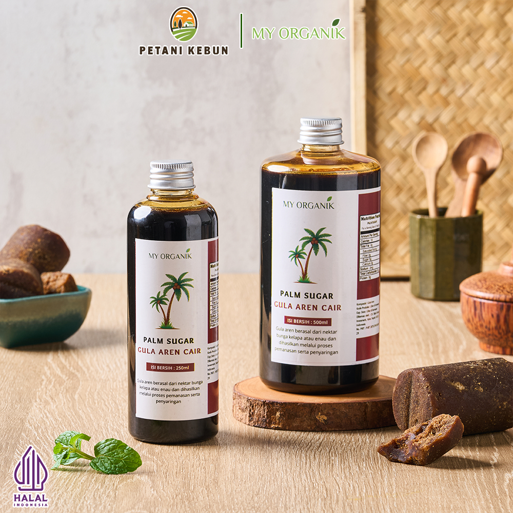 

My Organik Paket 2 in 1 Gula Aren Cair Legit Liquid Palm Sugar Gula Aren Cair Organik