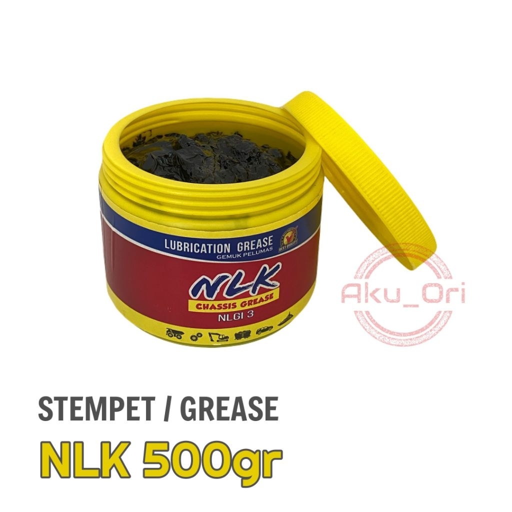 STEMPET NLK BESAR 500gr gram pelumas grease gemuk universal stempet serbaguna motor mobil