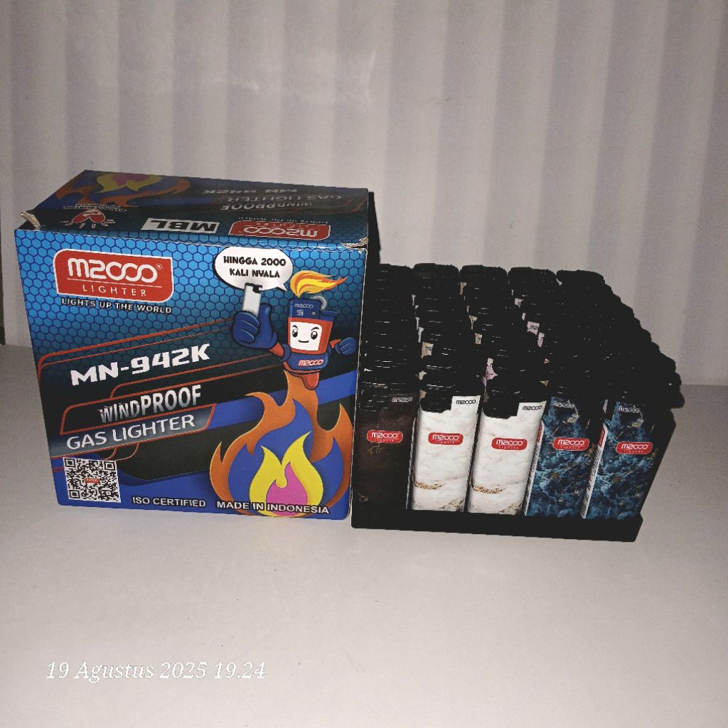 Korek Api Gas Bara M2000 Tahan Angin MN-942
