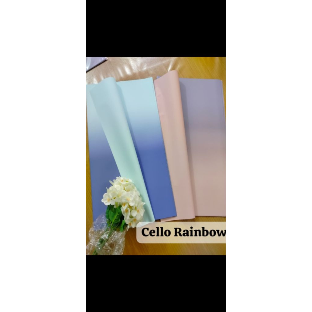 

Kertas bucket rainbow / cellophane rainbow / wrapping paper